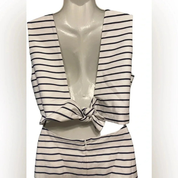 NWT Kate Spade Broom Street Stripe Cotton A-Line Sleeveless Dress - Picture 5 of 12